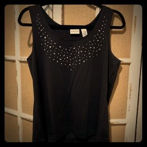 Chico’s EUC Sz 2 Black tank